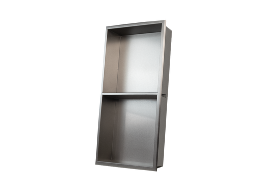 24"X12" STAINLESS STEEL SHOWER NICHE